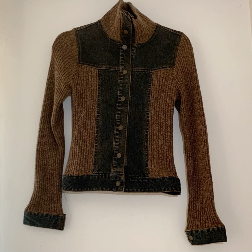 Lucent Wool and Jean Jacket